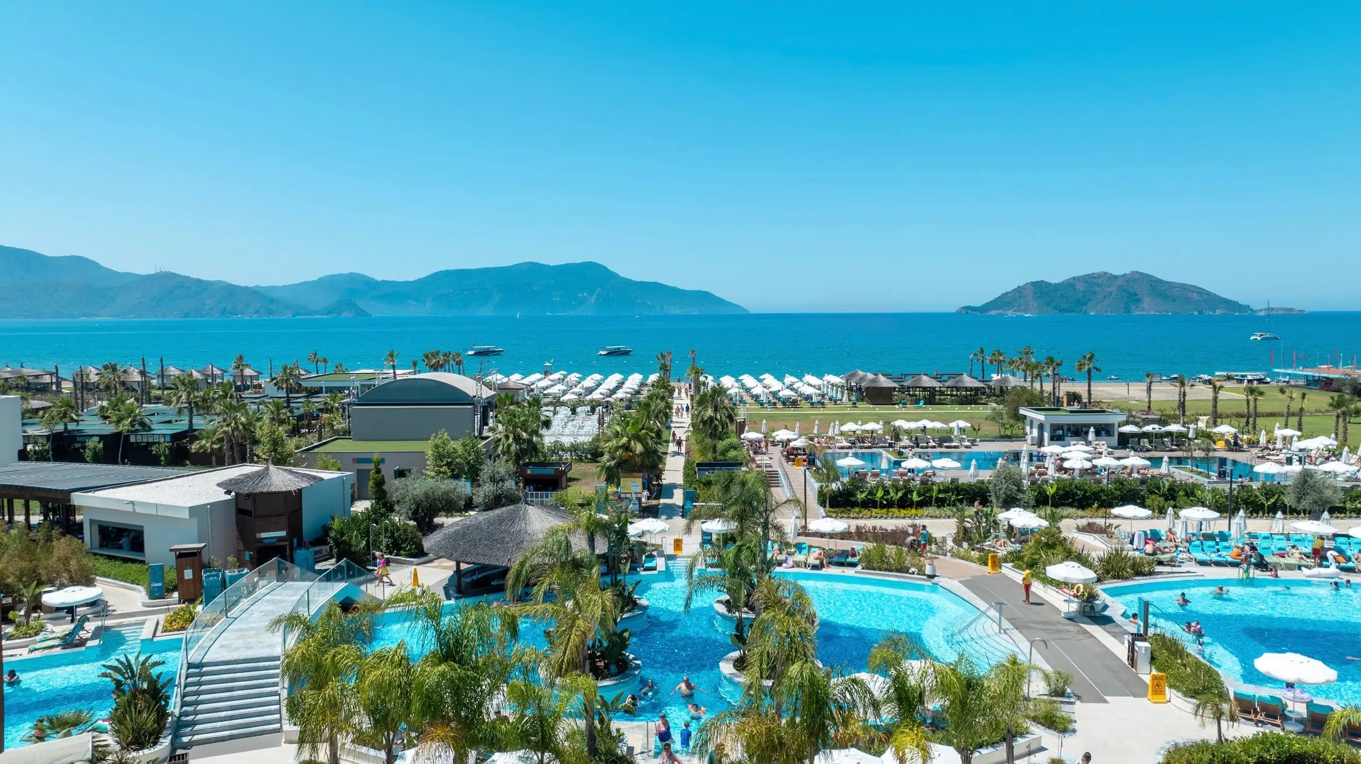 Liberty Fabay Fethiye tesis ve havuz görünümü